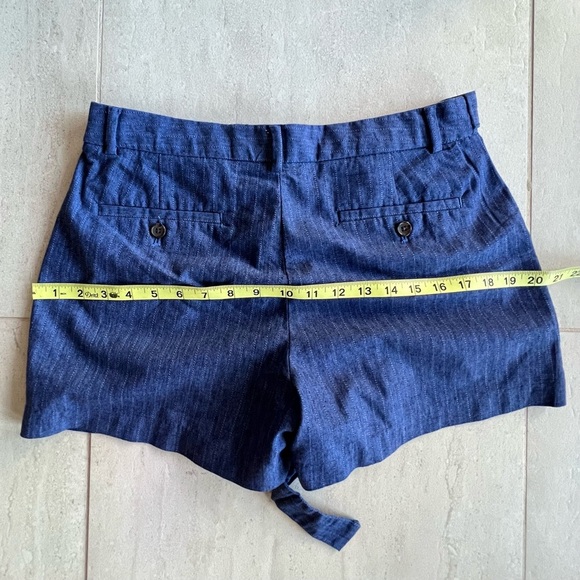 Banana Republic Belted Waist Cotton Shorts Size 6 - Picture 6 of 8